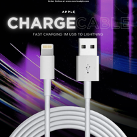 Apple Lightning to USB Fast Charging Cable (1 Meter)